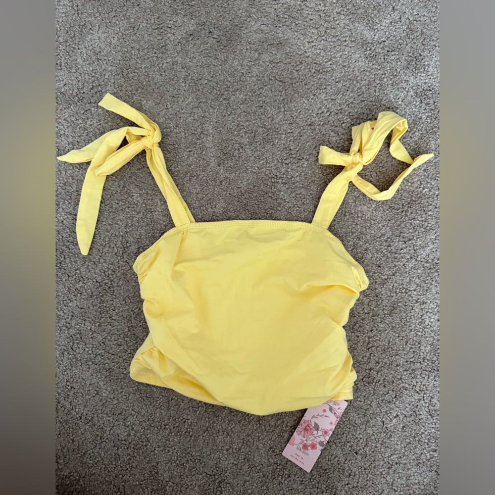 SHEIN Bright Yellow Tank Top